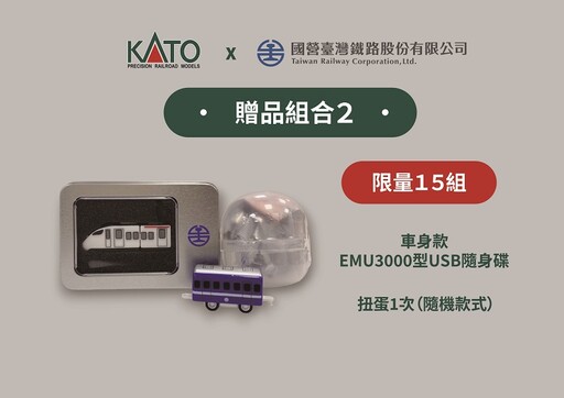 臺鐵 x KATO EMU3000型N規模型限量首賣重磅登場