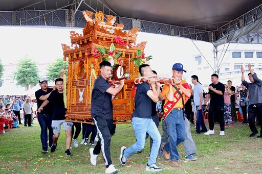 「國姓搶成功」神尊安座祈福大典 許縣長：打造南投好客氣客家庄