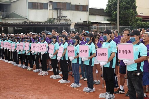 第16屆諸羅世澤盃網球錦標賽開幕 黃敏惠為選手加油打氣