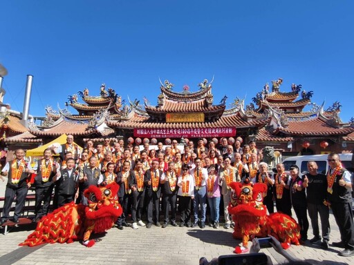 台中旱溪媽祖樂成宮正殿重修百周年及文史館落成揭牌