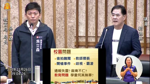 教育亂象不斷！高雄校園接連出事 劉德林怒批教育局失靈