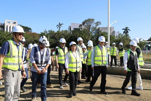 黃敏惠視察市地重劃工程進度 新生路年底開放通車