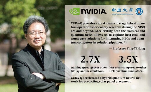 中原大學與NVIDIA合作 量子計算助攻永續能源獲重大突破