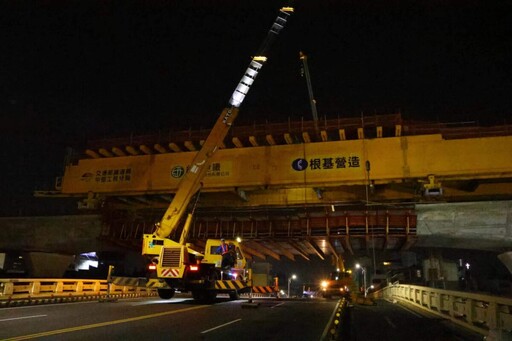 北興陸橋上方鐵路高架橋合攏連結完成 象徵本市都市縫合第一針