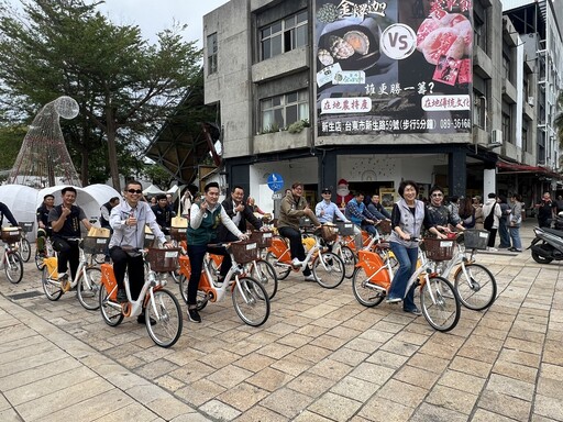 東部首例公共自行車系統正式啟用 共創友善騎乘環境