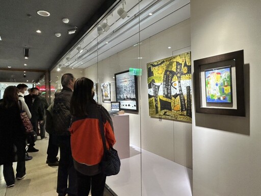 臺灣詩人畫家張韻明中友藝廊展出「破墨磨新」個展