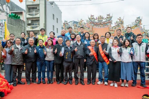 中壢仁海宮醮務局揭牌 張市長祈庇佑桃園平安繁榮