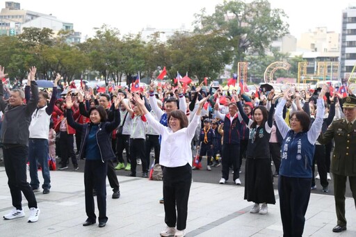 「2025愛你愛我愛嘉義」元旦升旗典禮 黃敏惠：+1是加一份心力情分