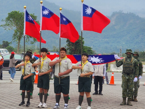 吉猩高照迎新年！臺東縣鹿野鄉114年元旦升旗典禮