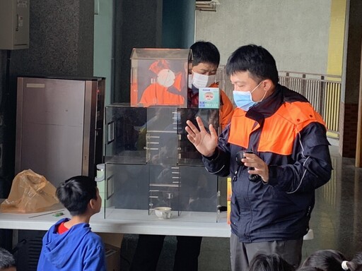 雲林縣消防局前進校園 宣導防火防災觀念