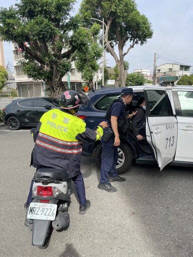 老婦血糖驟降暈蹲路旁 水上員警即時援助送返家