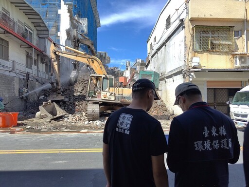 臺東縣環保局籲營建工地及砂石場落實揚塵防制措施 維護空氣品質