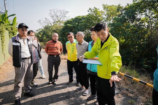 大寮水圳無護欄釀事故 林岱樺團隊會勘提解方