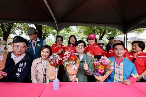 陳其邁出席美濃秋冬嘉年華 迎接花海彩繪大地