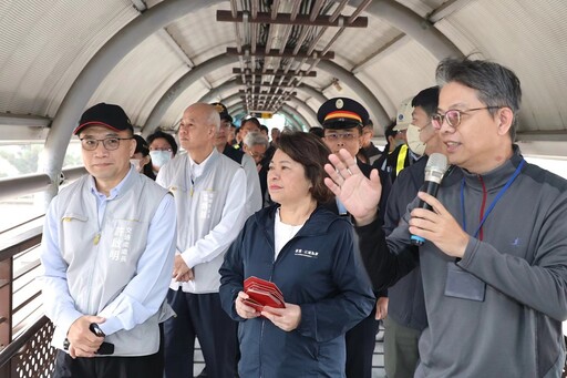 確保春節疏運安全 黃敏惠視察火車站先期轉運中心