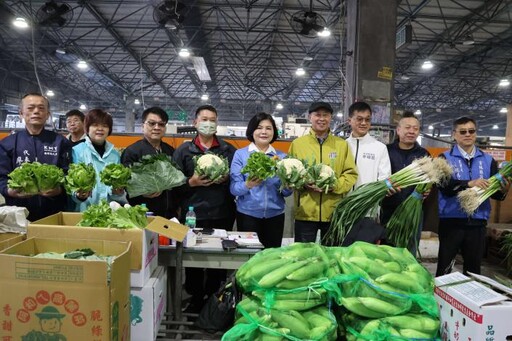 張麗善視察農產批發市場及畜屠場 確保年節價格供貨穩定