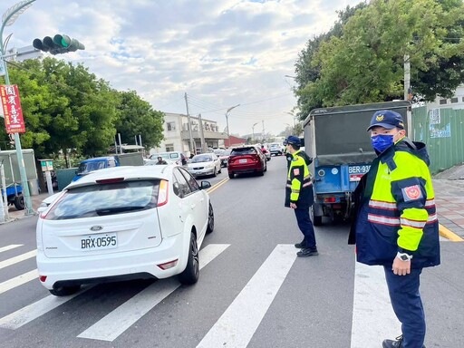 臺西分局警民總動員 全力維護春節連假交通平安順暢