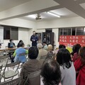 大樓會議福德警反詐騙宣導 住戶認真聽反應熱烈