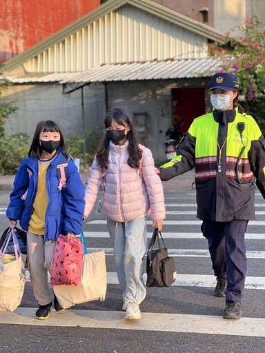 建城320+1守護學童我+1 嘉市警護童專案啟動