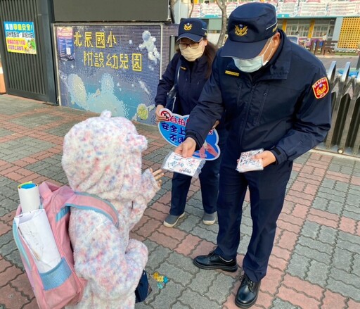 北港警啟動開學日護童專案 守護學童平安