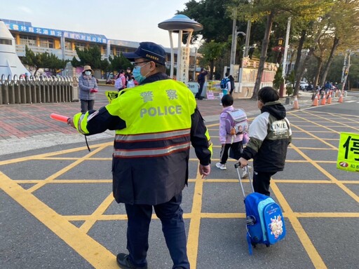 北港警啟動開學日護童專案 守護學童平安