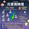 鋒面報到！元宵夜濕答答 台灣燈會今（2/12）桃園登場攜雨具賞燈