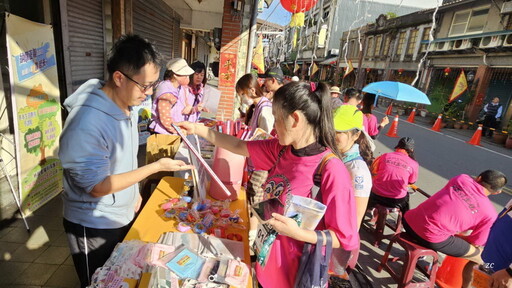 宜縣文化局政風室五結走尪路跑反賄選識詐宣導