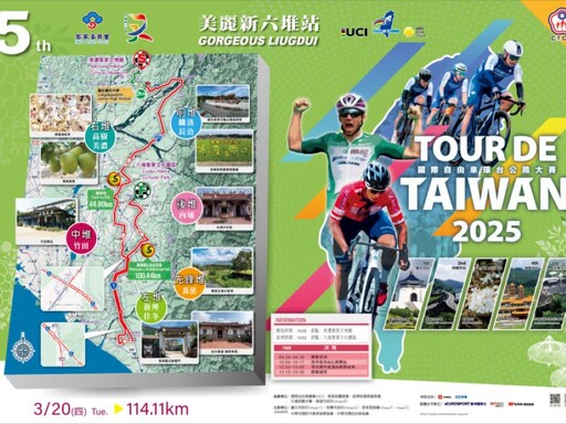 2025國際自由車環台賽 高雄站暨美麗新六堆站3/19-20登場