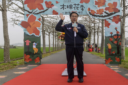 最美白河木棉花季開幕 黃偉哲邀賞花喝咖啡、迎接春日時光