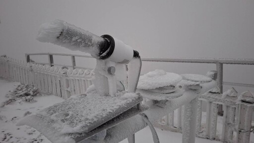 快訊》玉山下雪啦！低溫特報台中以北持續10度氣溫