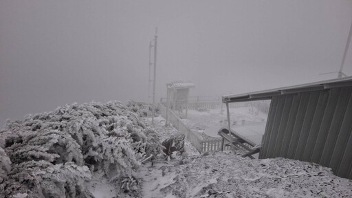 強烈冷氣團來襲台7甲線南山至勝光路段 實施限掛雪鍊管制