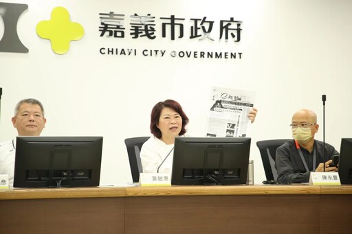 84里長21議員連署齊聲力挺嘉義輕軌 黃敏惠領軍北上為市民發聲