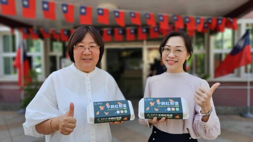 綠璽牧場捐5萬6千顆雞蛋給民雄鄉公所 為據點長輩補充營養