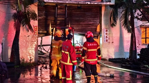 水上化工廠遭縱火 警方1小時內查緝嫌犯到案