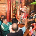 縣長翁章梁和立委蔡易餘恭迎布袋魍港太聖宮媽祖出巡