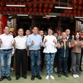 草屯年度盛事朝清宮媽祖遶境登場 許淑華縣長祝禱祈安點燃起馬炮開路
