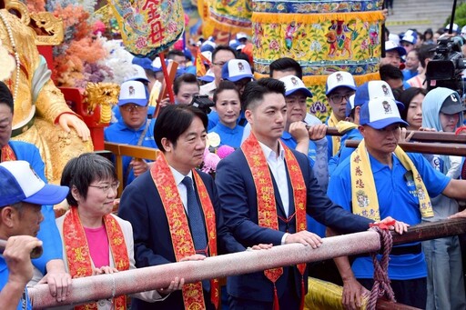 蔣萬安出席松山慈惠堂羅天大醮起駕大典：感謝慈惠堂將愛心散播社會每個角落