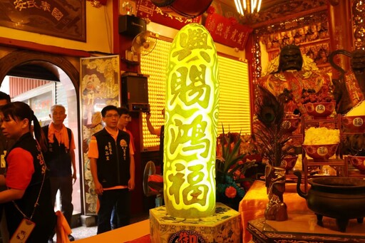 天上聖母媽祖聖誕 黃敏惠祈求順利爭取重大建設早日讓輕軌到站