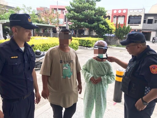 烈日下婦人獨坐街頭 椬梧警即時援助暖人心