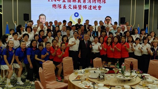 父傳子佳話 宜蘭縣義消總隊長交接 議長張勝德接棒領軍