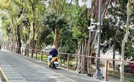 嘉油鐵馬道導入AI辨識減少違規車輛闖入成效顯著 年底再增12處