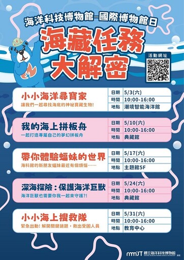 海洋探險啟航!海科館博物館日系列活動熱鬧登場