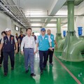 翁縣長前往布袋鎮P2抽水站視察嘉縣防汛整備情形