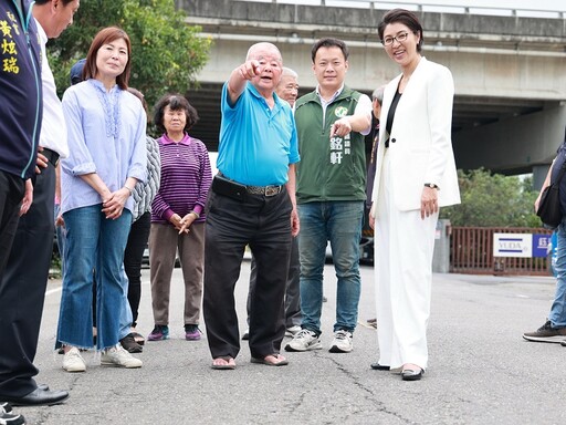 許淑華會勘草屯建設需求 尊重民意擬追加工程經費