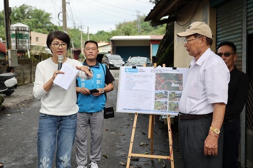 改善竹山交通!許淑華縣長會勘多里道路 斥資千萬啟動修繕