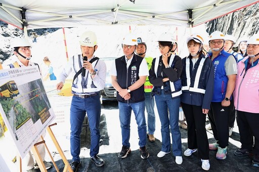 平靜橋復建進度超前達25.98% 南投縣長許淑華視察肯定並宣示職安落實