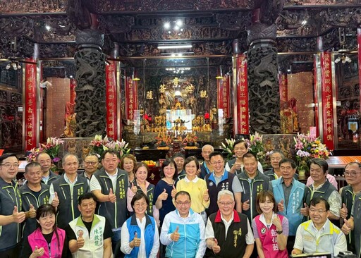 侯友宜蘆洲參拜 感謝信眾善心累積為地方建設努力