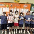 勇媽市長贈國中教育會考加油小物 給考生A++加油