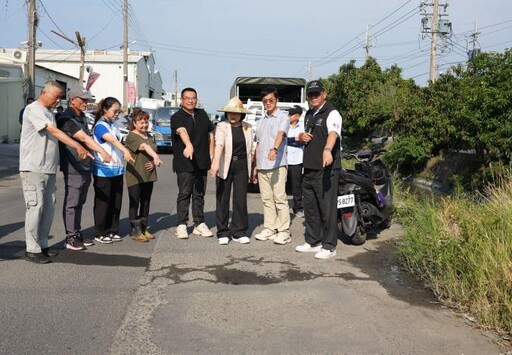 提升西螺、二崙基礎建設品質 縣府自籌經費修繕市場南路等4道路