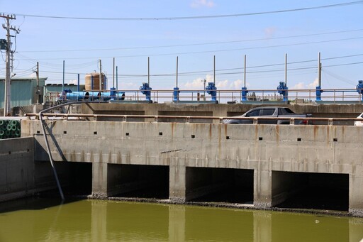 海口大排防潮閘門治理工程開工動土 提高防洪韌性